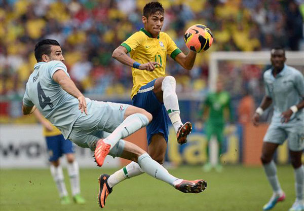 Neymar: Brazil are steadily improving
