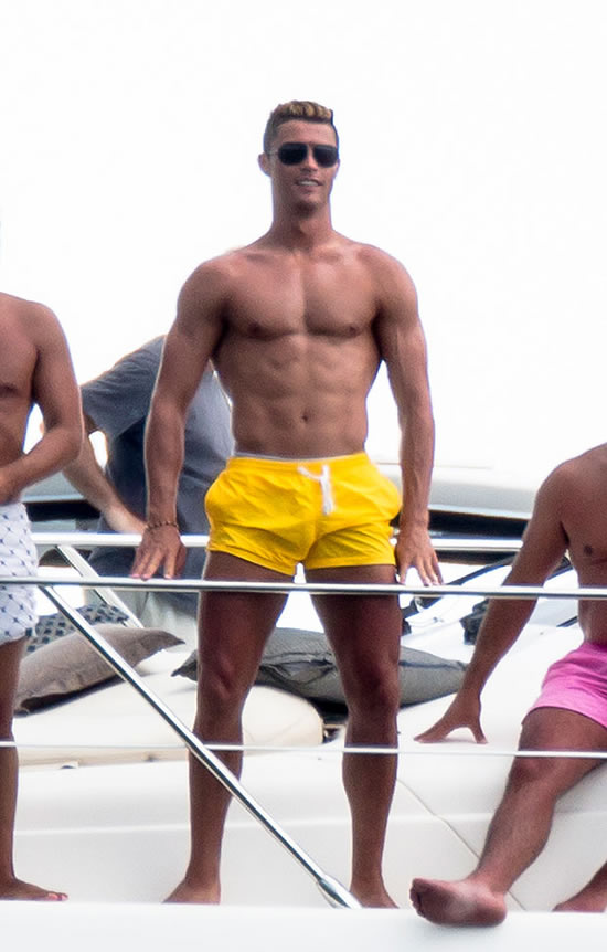 Relaxing with a six-pack on holiday: This time it's Nani putting summer slobs to shame