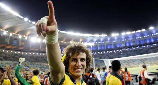 David Luiz - favourite with the fans
