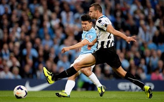 Manchester City 4-0 Newcastle United: Pellegrini off to a flyer against shambolic Magpies