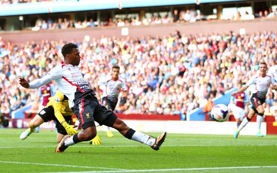 Aston Villa 0-1 Liverpool: Sturridge strike enough for Reds to maintain perfect start
