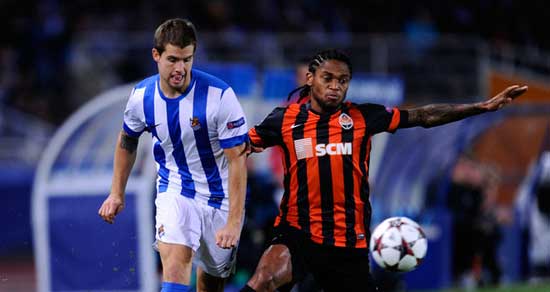 Champions League: Shakhtar Donetsk claim 2-0 win over Real Sociedad