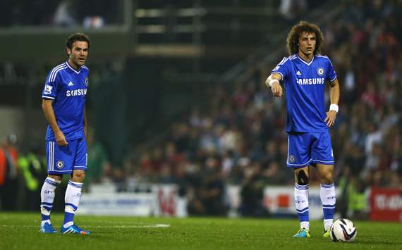 Swindon 0-2 Chelsea: Mata and Luiz back as Blues progress