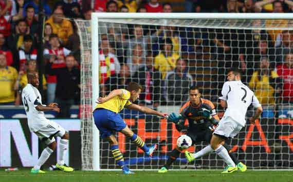Swansea City 1-2 Arsenal: Gnabry and Ramsey send Gunners two points clear at the top