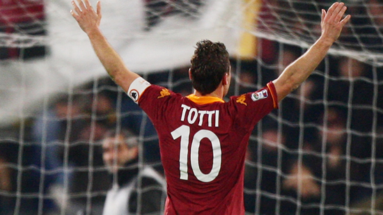 Buffon: Totti an 'immortal' in football