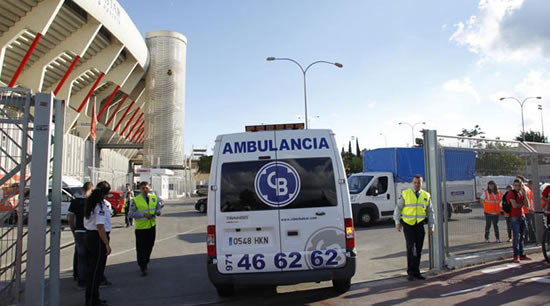 VENUE FOR SPAIN VS. BELARUS - Three injured in generator explosion at Iberostar