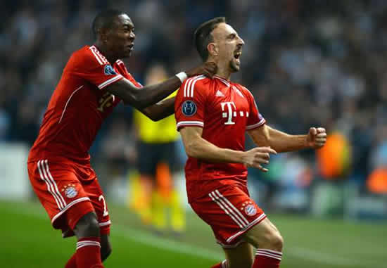 Bayern winger Ribery picks up ankle injury