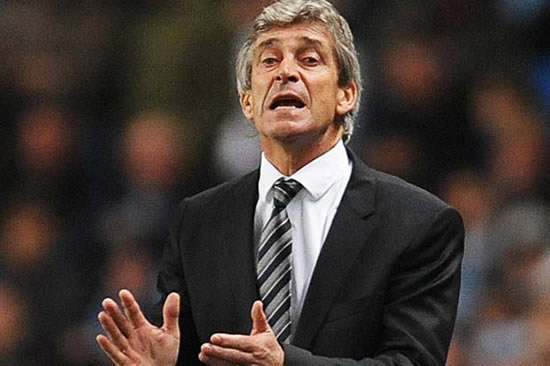Manuel Pellegrini wants Manchester City to face one of Europe's big boys