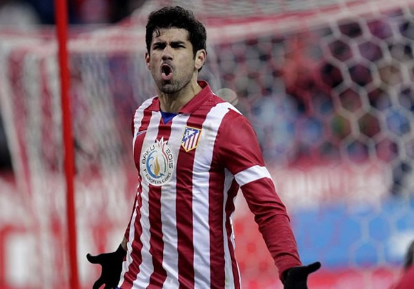 Costa scores twice as Atletico Madrid keep pace with leaders Barcelona