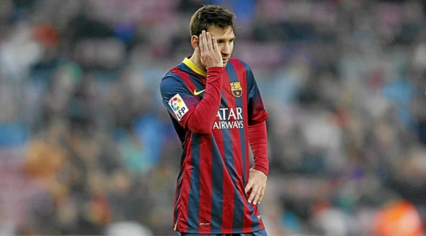 MISFIRING MESSI STRUGGLES IN NEW ROLE - Messi Misery