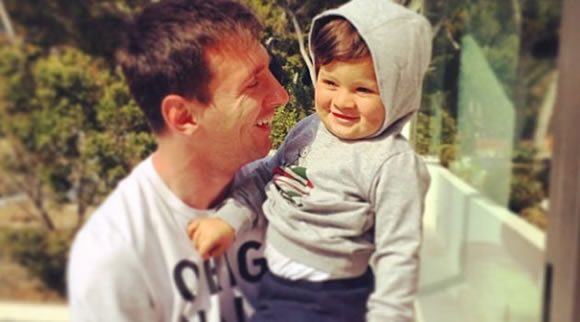 Happy Father's Day, Messi!