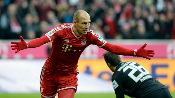 Robben extends Bayern contract till 2017