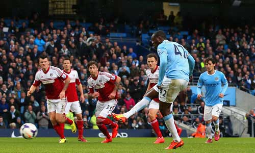 Manchester City 5-0 Fulham: Toure hat-trick heaps pressure on struggling Cottagers