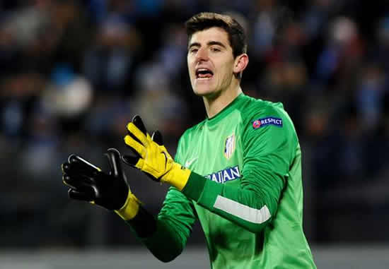 Courtois wants to stay, says Atletico Madrid chief