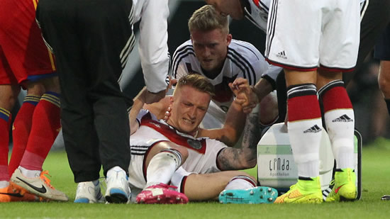 Reus facing three months out
