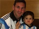  Argentina’s Lionel Messi & Sergio ‘Kun’ Aguero post Instagram pictures with sons Thiago & Benjamin 