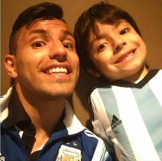 Argentina’s Lionel Messi & Sergio ‘Kun’ Aguero post Instagram pictures with sons Thiago & Benjamin