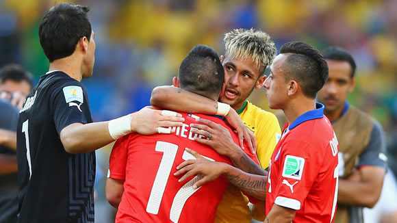 Chile coach Jorge Sampaoli happy with performance against Brazil