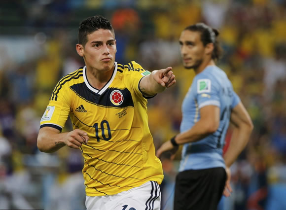 Colombia 2 - 0 Uruguay: Rodriguez shines in Colombia win