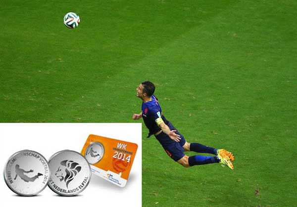 Royal Dutch Mint to make #VanPersieing World Cup coin