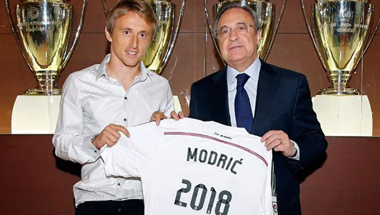 New deal expires in 2018 - Modric signs new four-year contract