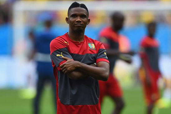 DONE DEAL: Everton complete the signing of former Chelsea forward Samuel Eto'o