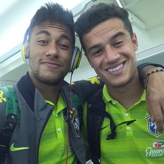 Neymar: My message to Liverpool star Philippe Coutinho