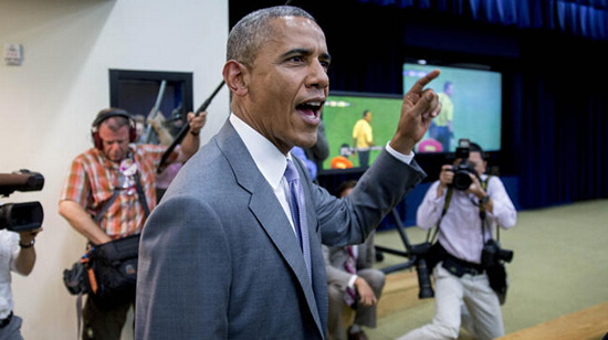 President Obama fulfills World Cup beer bet with Belgium