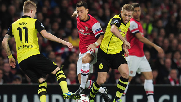 Borussia Dortmund 2 - 0 Arsenal: Dortmund too good for Gunners