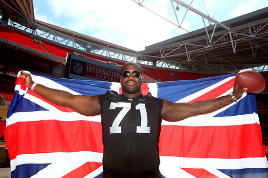 Oakland Raiders' star Menelik Watson admits he'd give up NFL to play for Manchester City