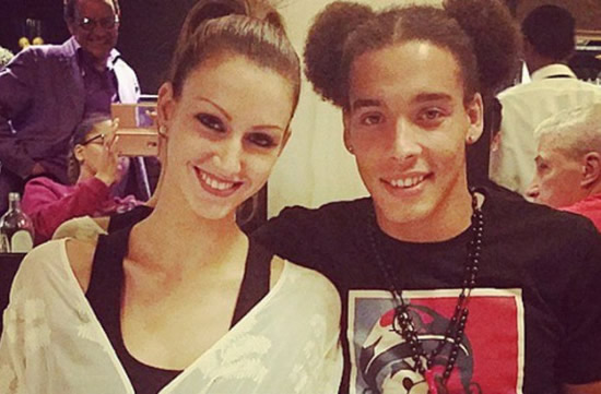 Zenit’s Axel Witsel unveils his new a Mickey Mouse haircut with girlfriend Rafaella Szabo