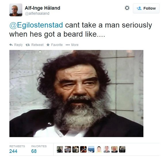 Alf-Inge Haaland mocks Roy Keane by insinuating Saddam Hussein is his doppelganger