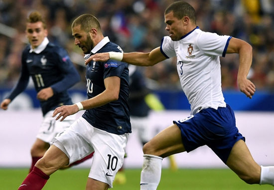 France 2-1 Portugal: Pogba and Benzema on target for Les Bleus