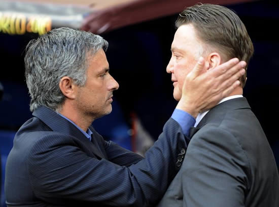 Friends reunited as Mourinho, van Gaal clash