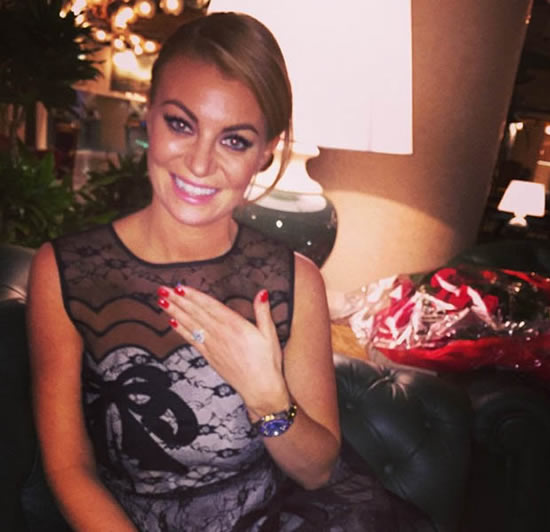 The only way is WAG! Billi Mucklow engaged to footballer Andy Carroll