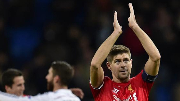 Gerrard gets a standing ovation