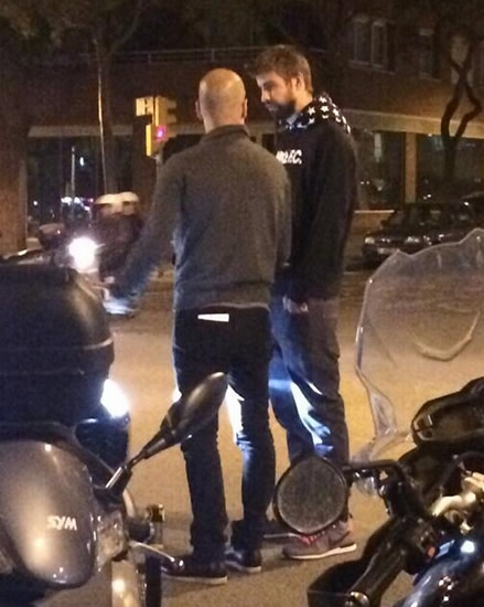 Pep Guardiola and Gerard Pique spotted together after voting for Catalan independence