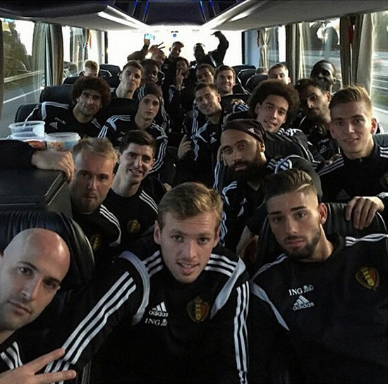 'Too Much Greatness in 1 Photo': Romelu Lukaku posts awesome picture of entire Belgium squad on bus