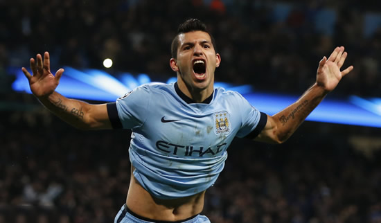 Manchester City 3 : 2 Bayern Munich - Aguero fires City to victory