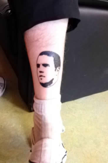 Bloke gets tattoo of Sunderland’s John O’Shea on his leg after losing a bet