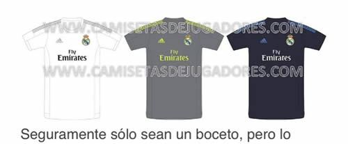 Leaked! Images of Real Madrid's 2015/2016 kits