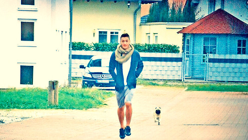 Is Mesut Ozil back with Mandy Capristo? Arsenal man goes dog walking with couple’s pug