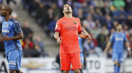 Suarez, toothless in La Liga