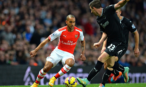 Theo Walcott in contention for Arsenal return against Liverpool