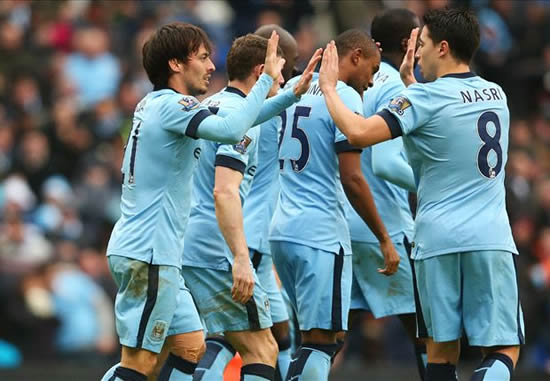 Manchester City 3-0 Crystal Palace: Silva & Toure see off stubborn Eagles