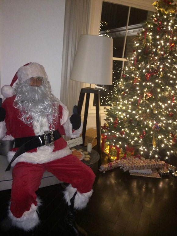 Rio Ferdinand dresses as Santa, tells people not to drink too much over Christmas