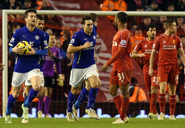 Liverpool 2-2 Leicester City: Anfield stunned as hosts surrender two-goal lead