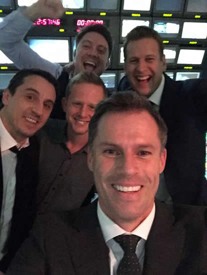 Arsenal’s celebratory dressing room pictures are a joke, says Jamie Carragher