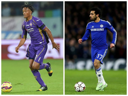 Chelsea 'agree £24.8m transfer for Juan Cuadrado after letting Mohamed Salah join Fiorentina on loan'
