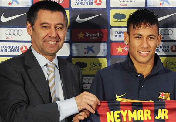'Neymar choosing Barcelona has not gone down well' - Bartomeu attacks Madrid